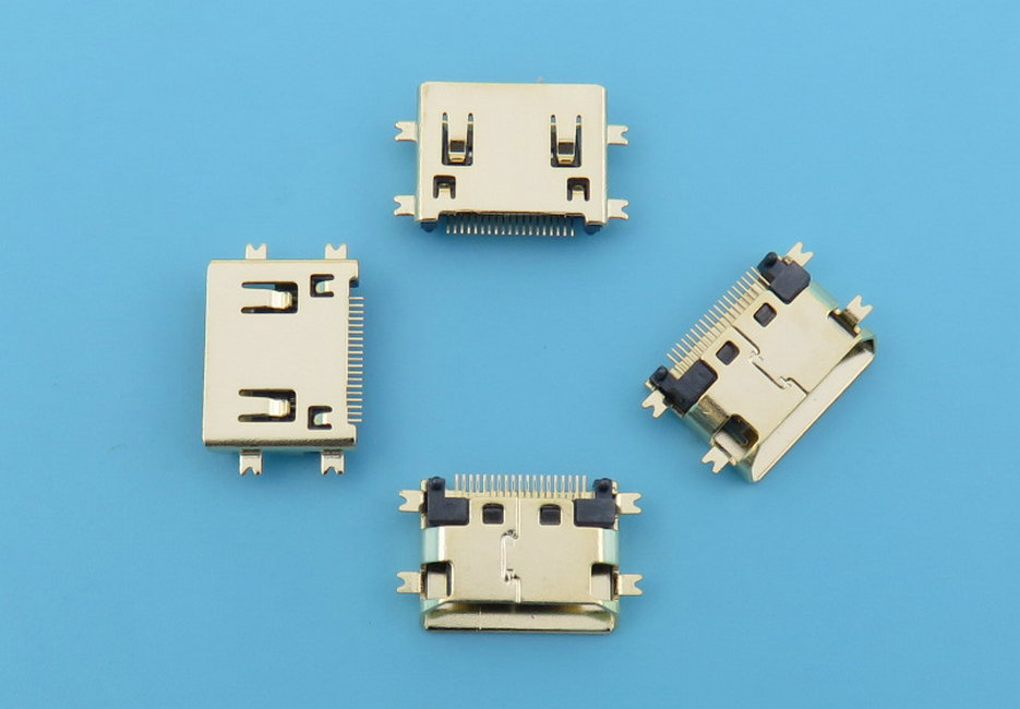 HDMI C TYPE沉板1.51 短体8.6斜口