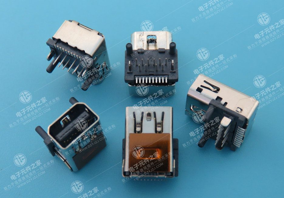 MINI DP SMT式 不垫高母座(中心高3.8)