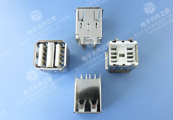 USB AF 双层直插17.0直脚有卷边