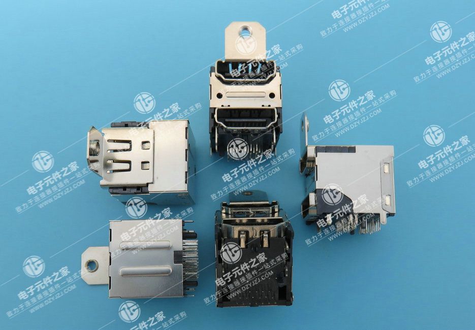 双层HDMI DIP有耳7.2有弹 无柱
