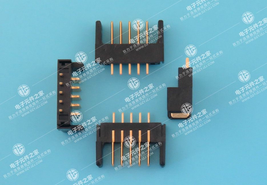 2.0PH 刀式电池座180°DIP公座