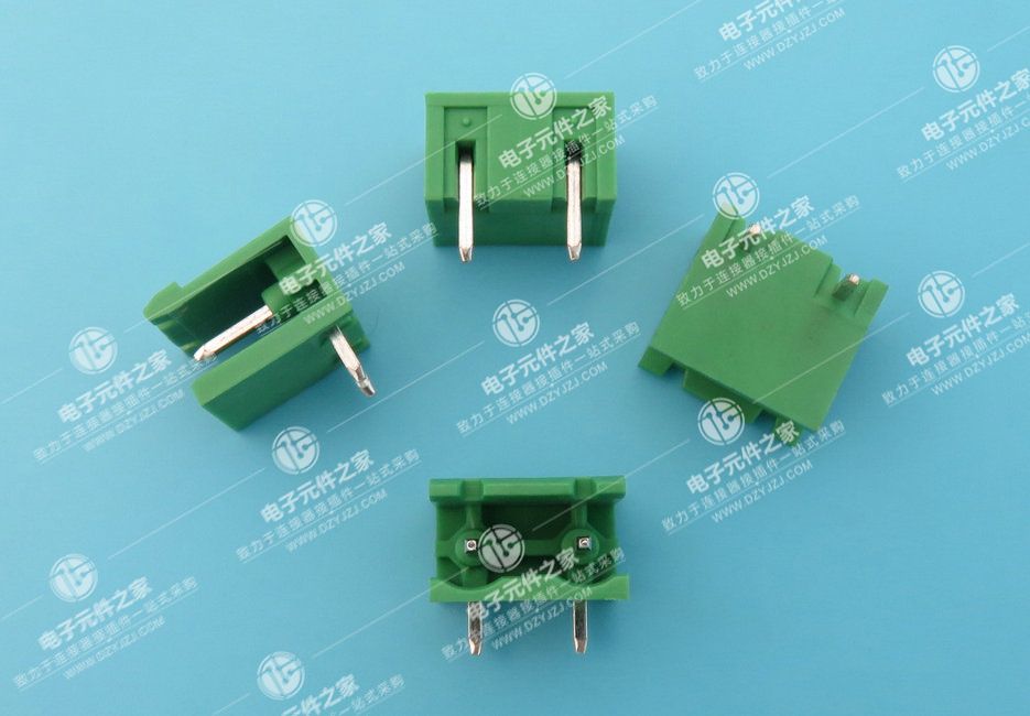 插拔式接线端子 间距7.62 开口弯针