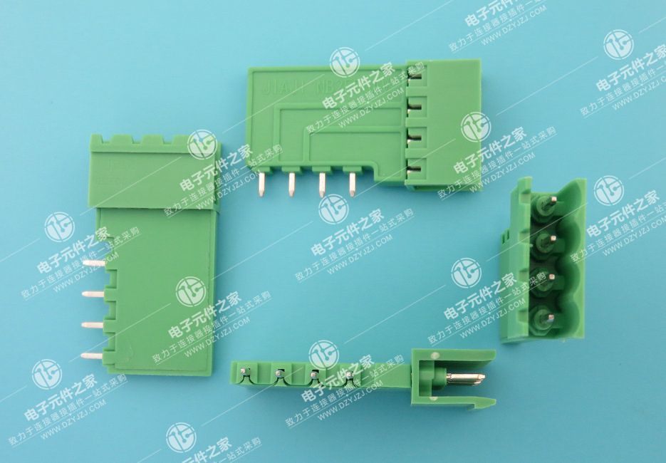 插拔式接线端子5.08PH 4P 直针