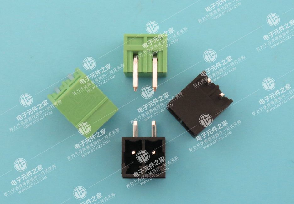 插拔式接线端 间距3.5mm 弯针