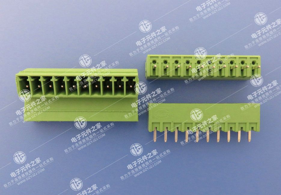 插拔式接线端子 间距3.81 直针