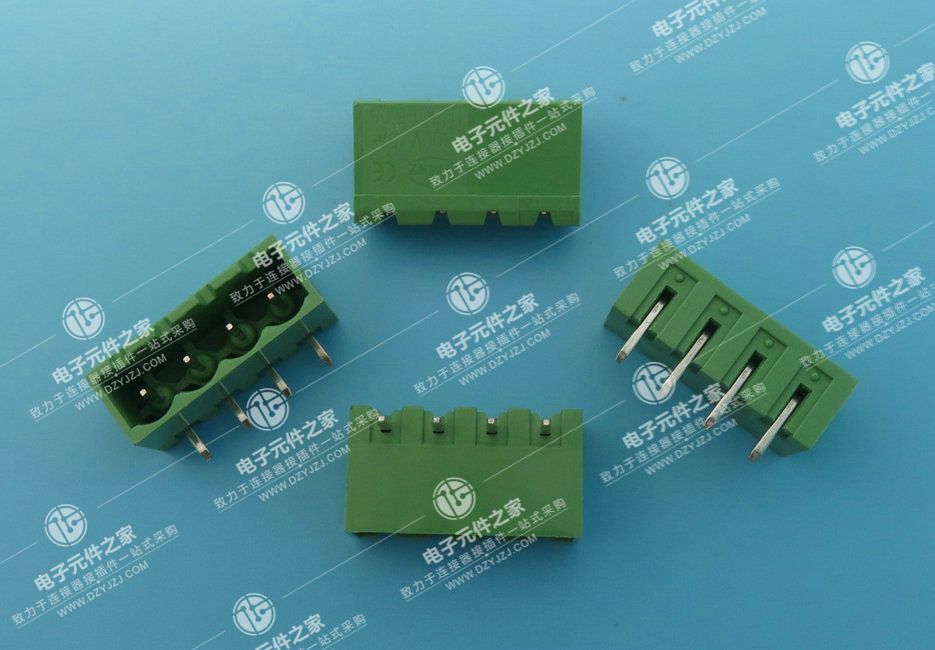 插拔式接线端 间距5.08mm 弯针闭口