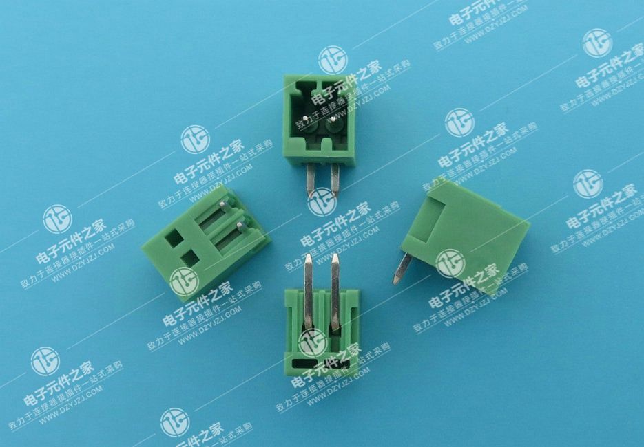 插拔式接线端子 间距2.5 弯针