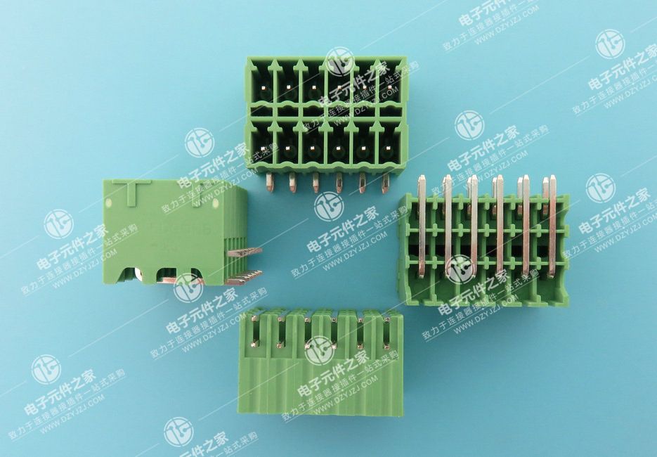 接线端子3.5PH 2XNpin弯针 针间距3.5