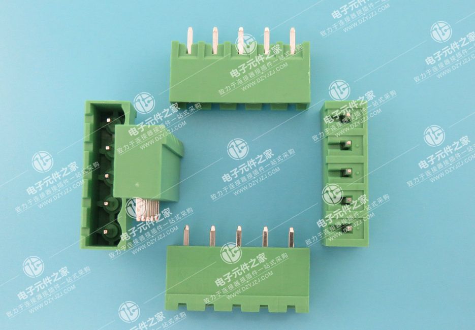 插拔式接线端子 间距5.08 直针