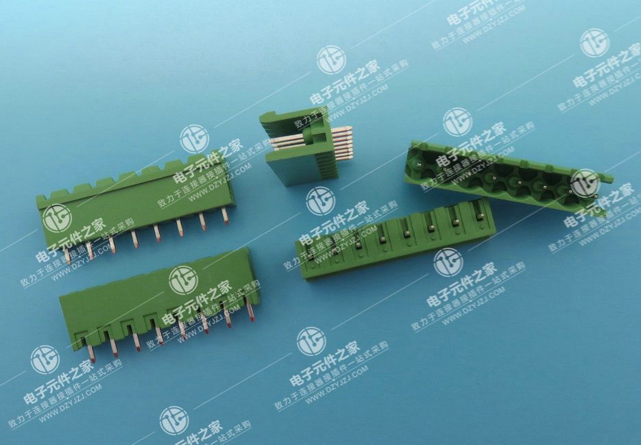 插拔式接线端子 5.08 开口直针