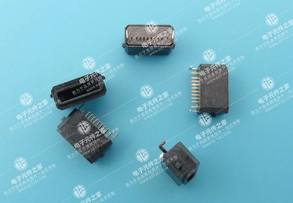 苹果简易型母座 10P SMT/DIP
