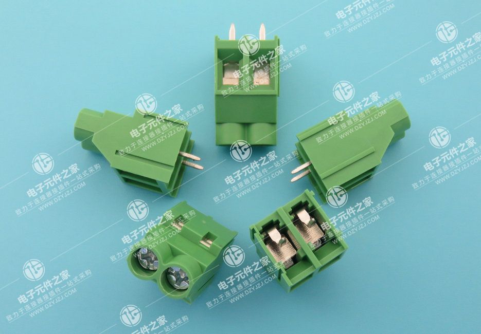 螺钉式PCB 接线端子 6.35PH 直针