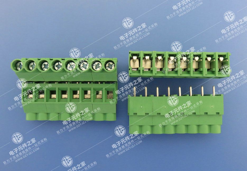 螺钉式PCB 接线端子 6.35PH 直针