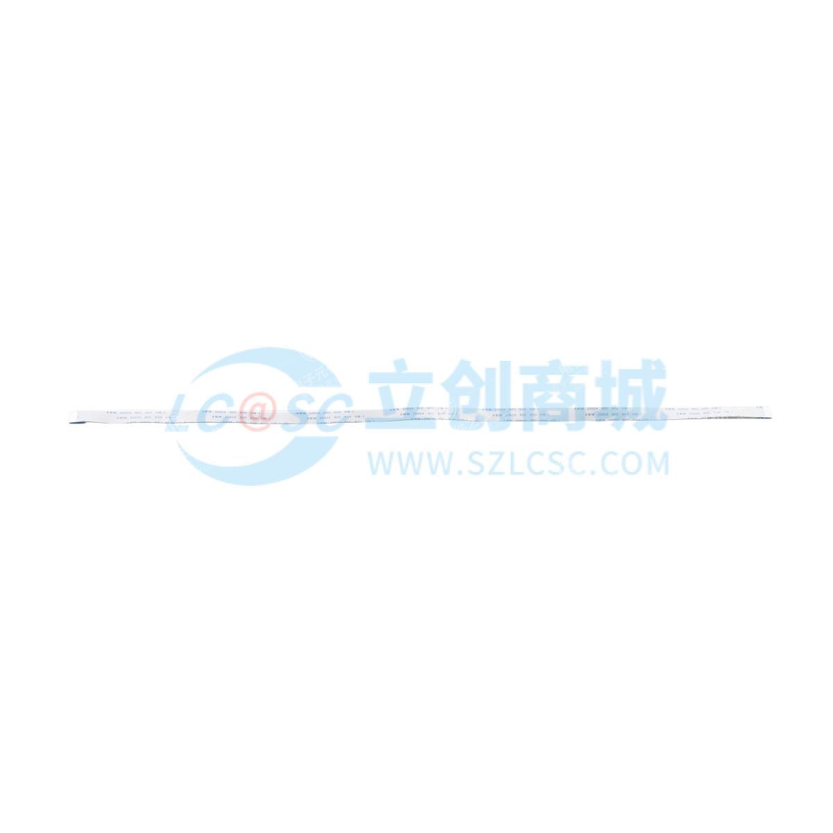 FFC排线 0.5mm 15P 总长400mm 同向 金手指4mm 加强板8mm