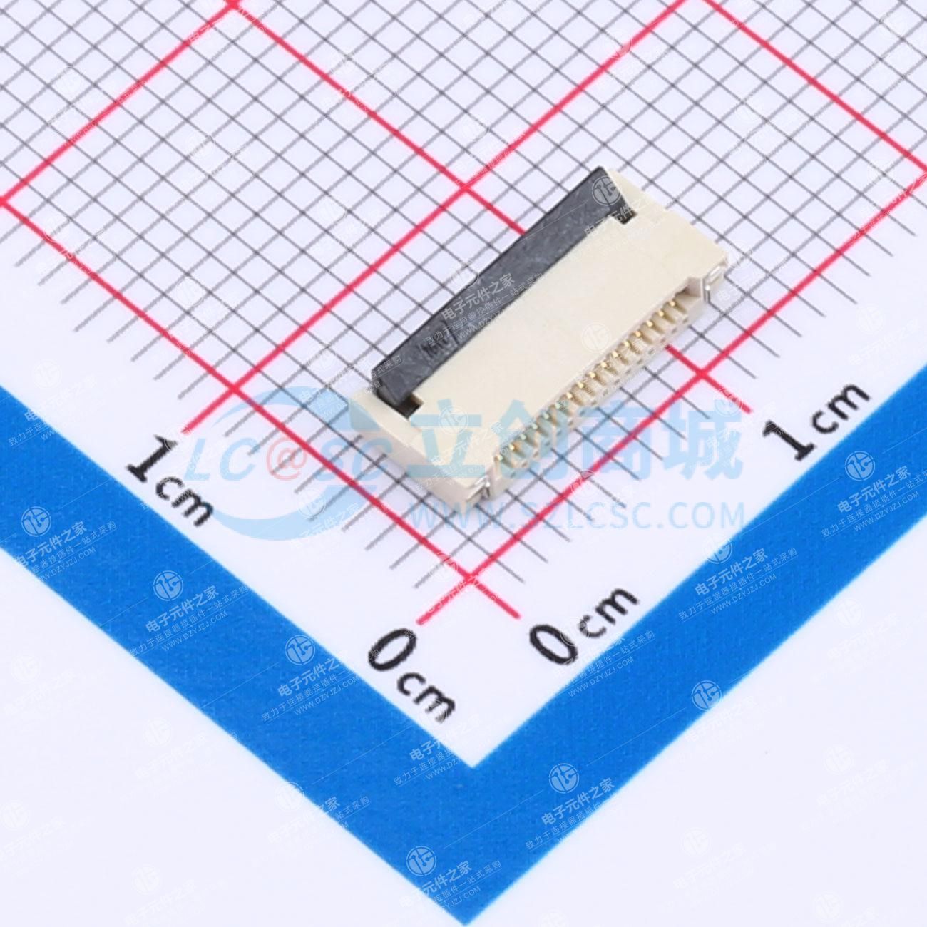 翻盖式 下接 P数:16P 间距:0.5mm