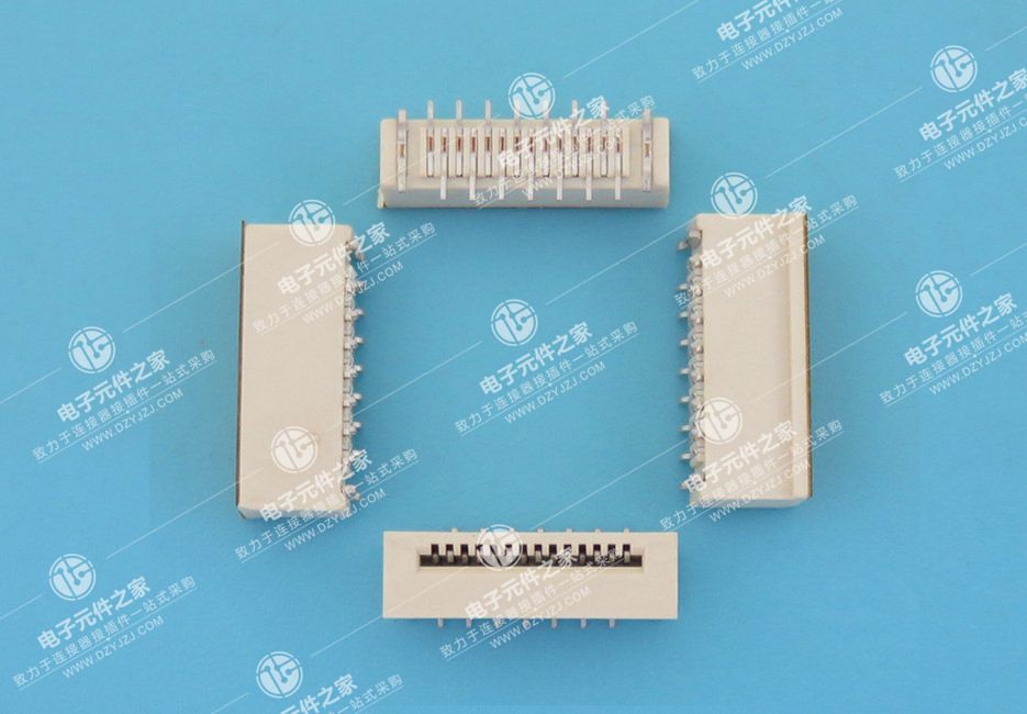 0.5PH 无锁立式贴片正向 FPC
