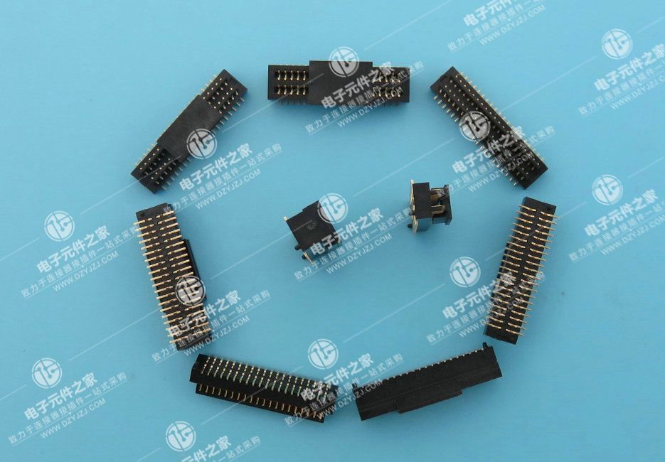 0.8PH 双槽BTB 板对板 SMT 有柱