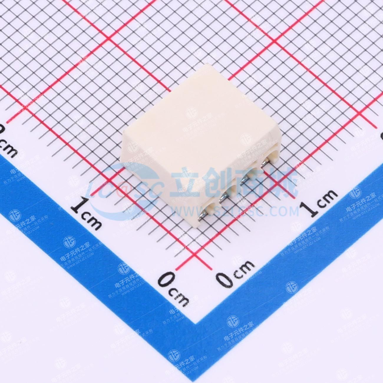 2.5mm 每排P数:4 排数:1