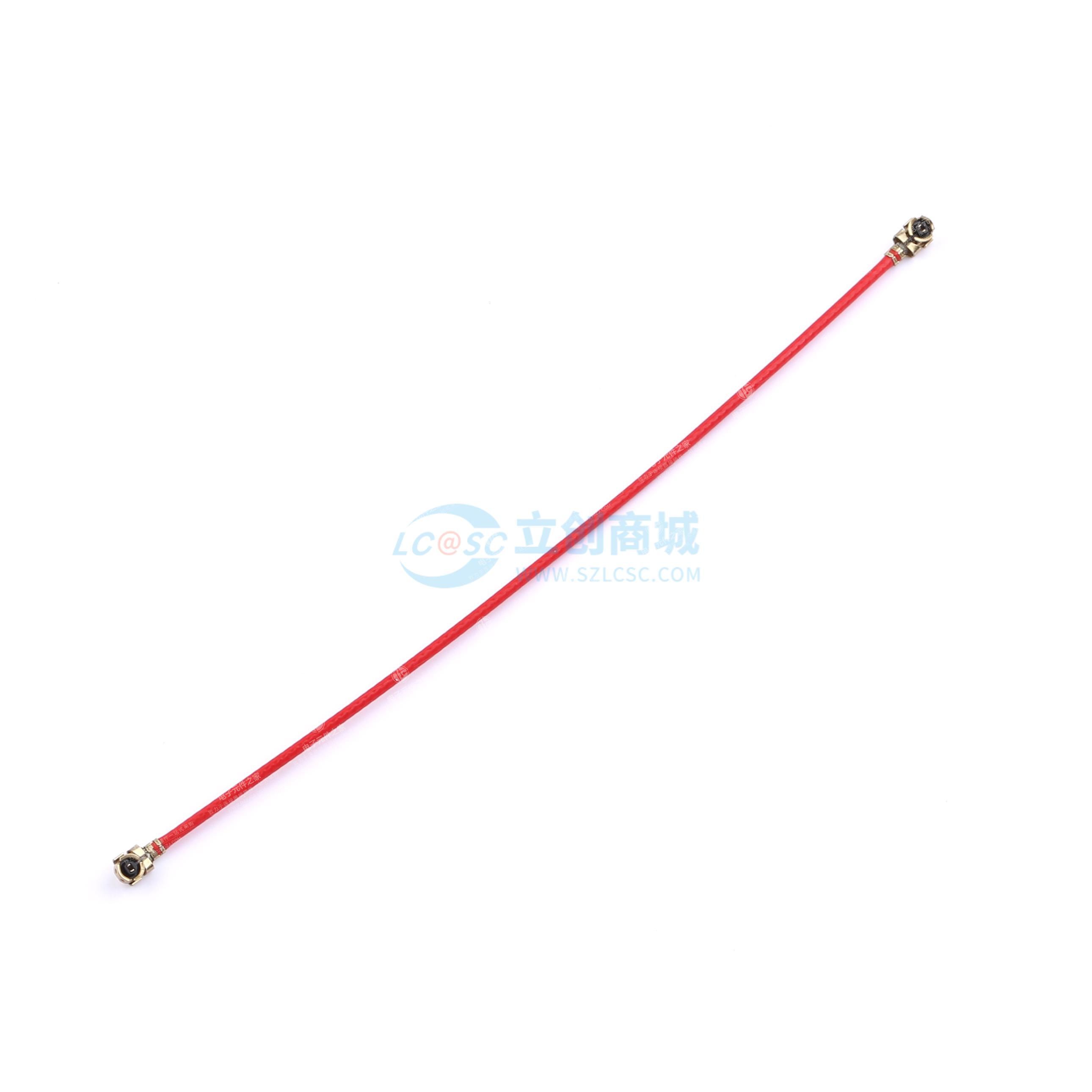 IPEX-1 RF CABLE线IPEX TO IPEX端子线，1.13红色线L=100mm