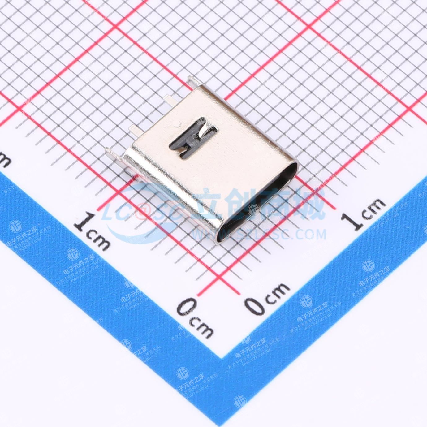 Type-C 母 直插