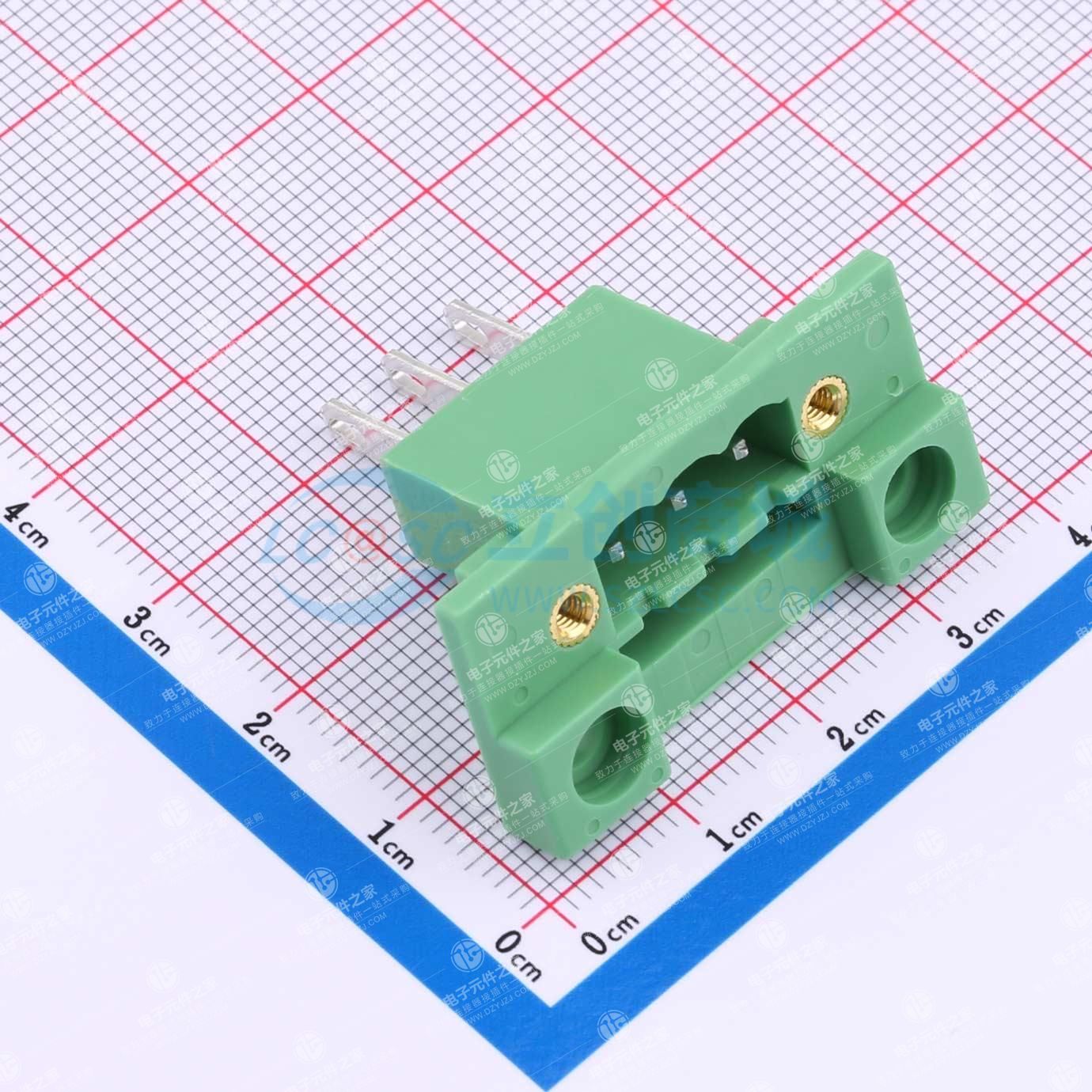 1x3P 5.08mm 排数:1 每排P数:3