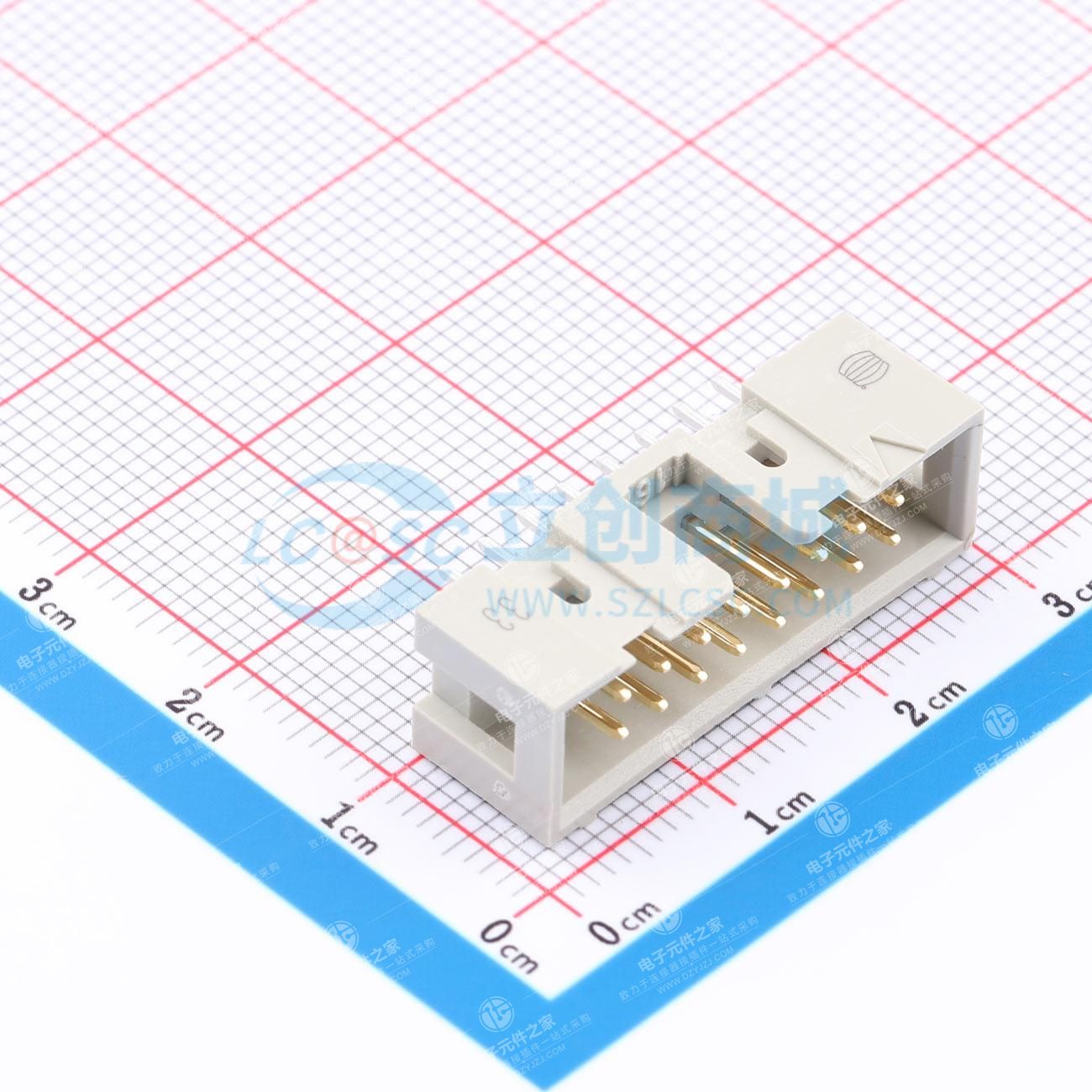 2x8P 间距:2.54mm 直插
