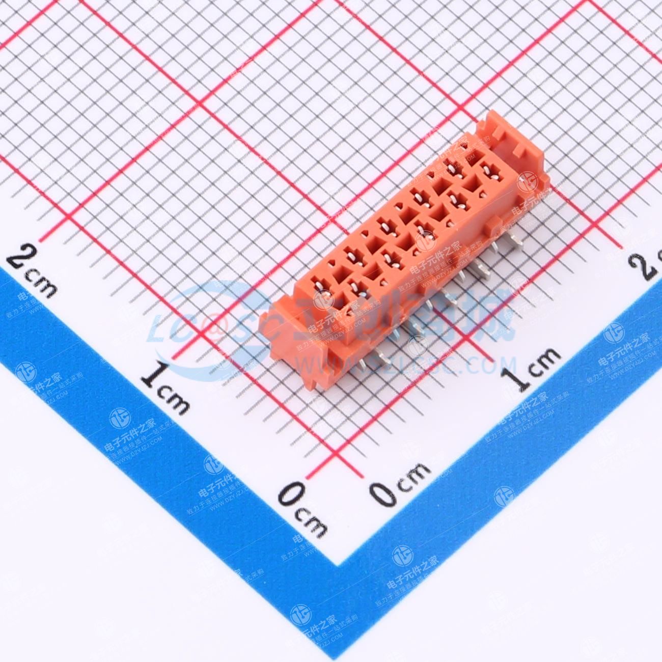 板载顶部入口母连接器,带闩锁,Micro-Match