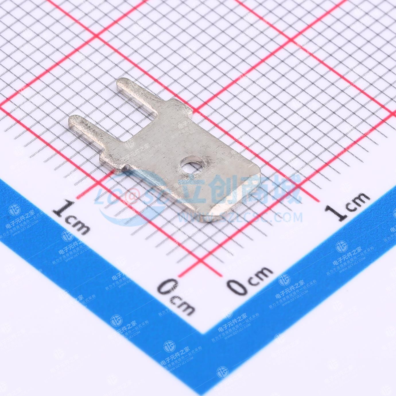 接插片，6.35 mm 接插片宽度，PCB 孔径 1.4 mm，通孔 - 焊接，镀锡，FASTON 250，PCB 端子