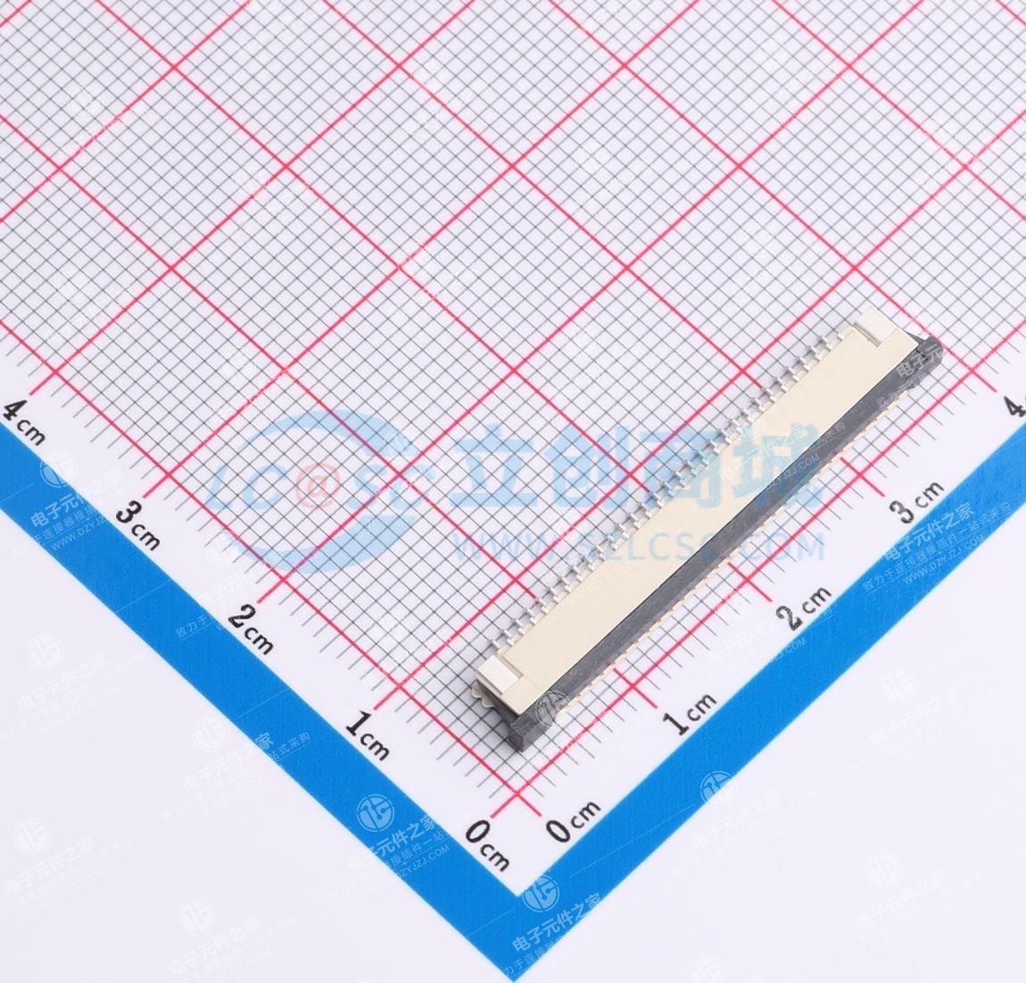 间距:1mm P数:30P 抽屉式 下接