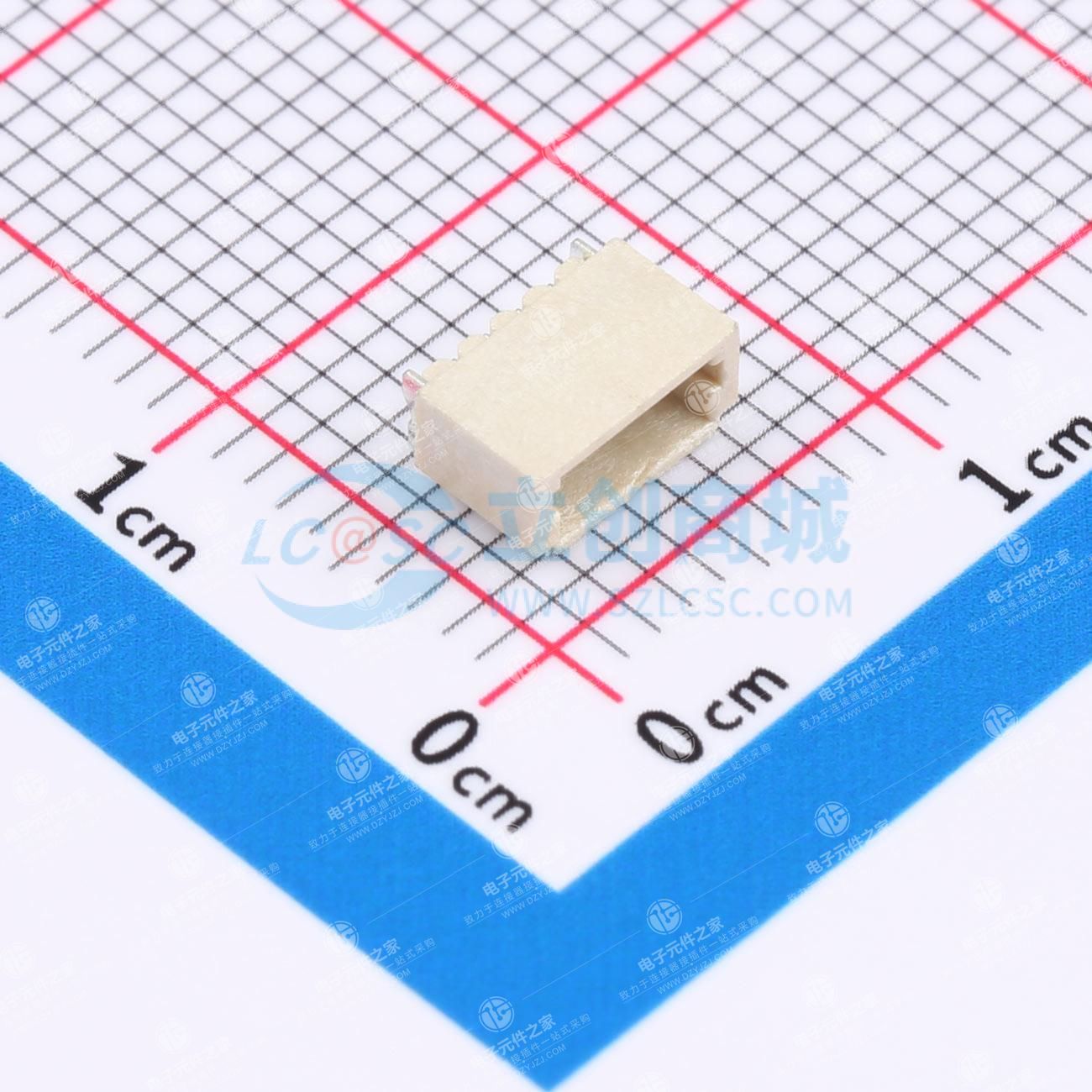 1x4P 间距:1mm 卧贴 系列:SH