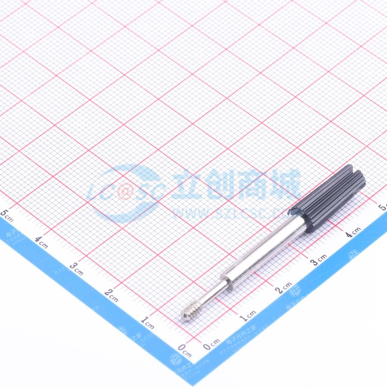 螺丝UNC4-40 直径4.0MM 黑色ABS注塑螺钉，使用在2V2母头连接器