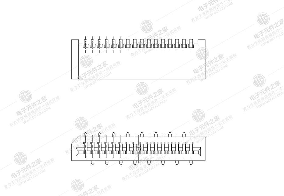 1.0PH 单面接立贴反向FPC