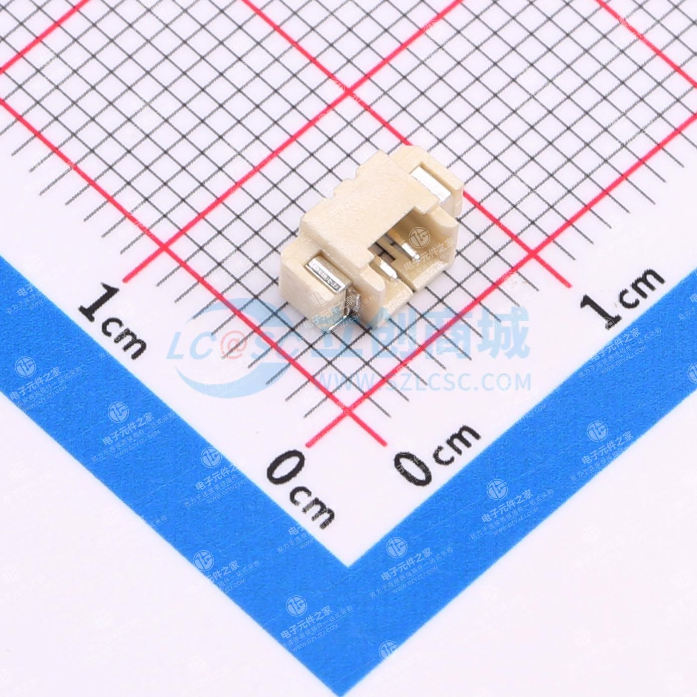 1x2P 间距:1.25mm 卧贴 系列:PicoBlade(MX 1.25)