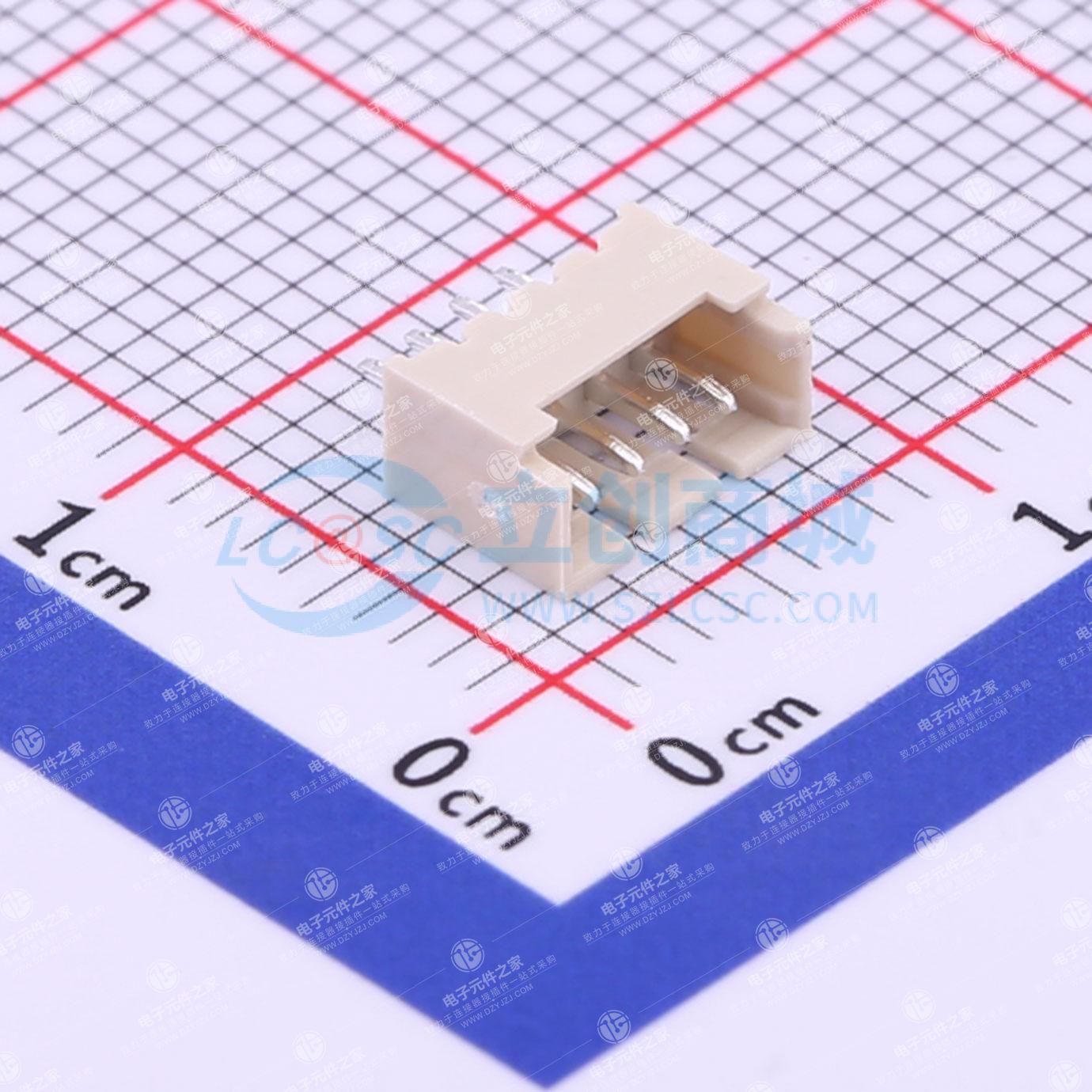 1x4P 间距:1.25mm 直插
