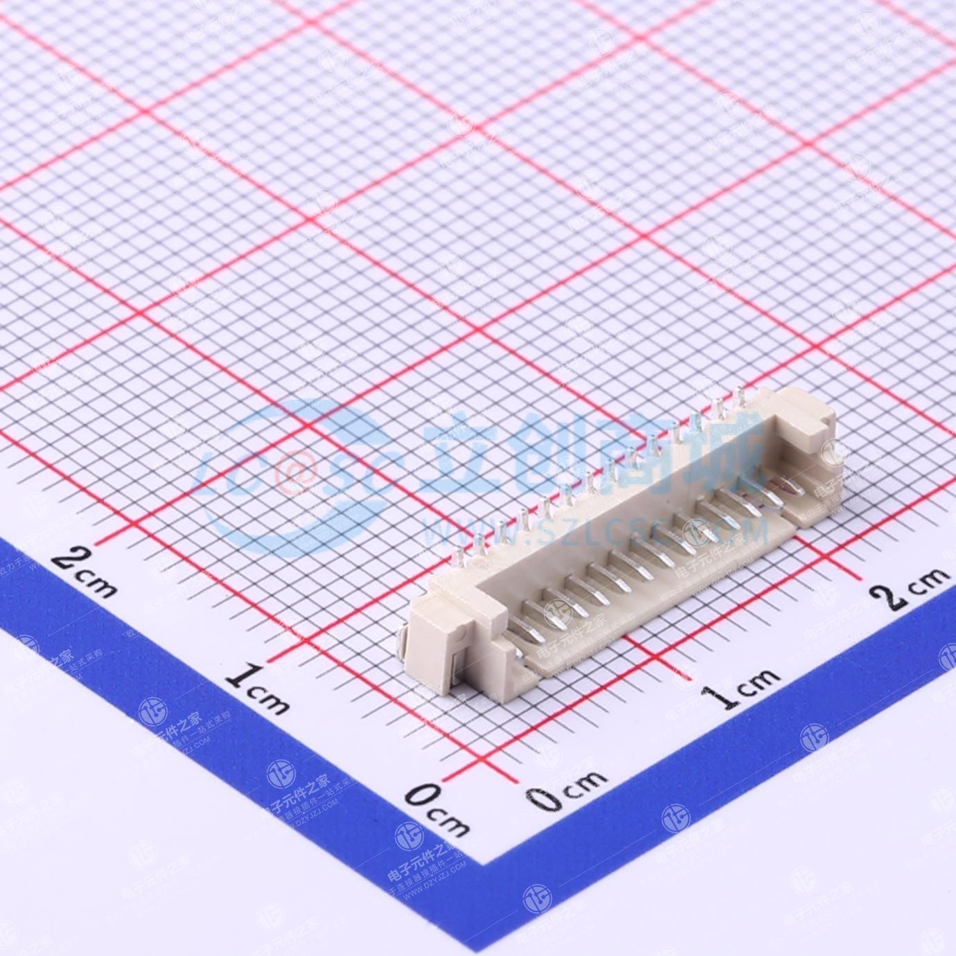 1x14P 间距:1.25mm 立贴