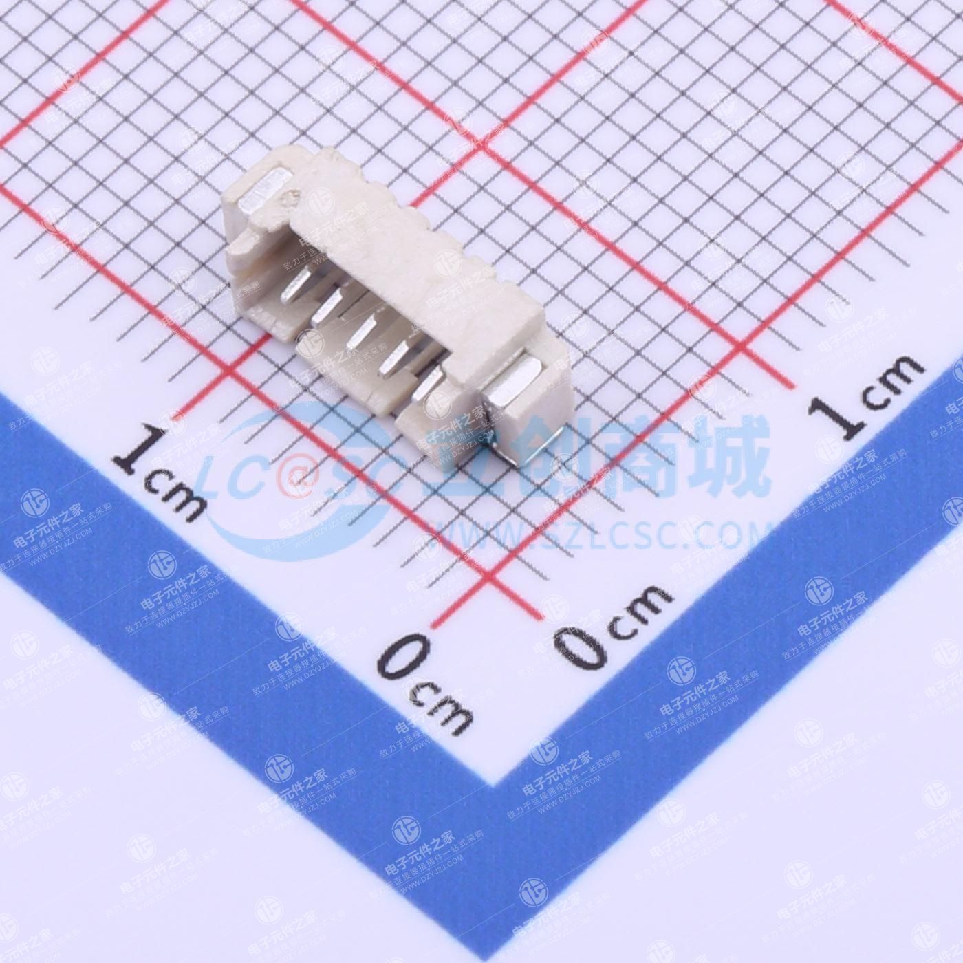 1x5P 间距:1.25mm 卧贴 系列:PicoBlade(MX 1.25)