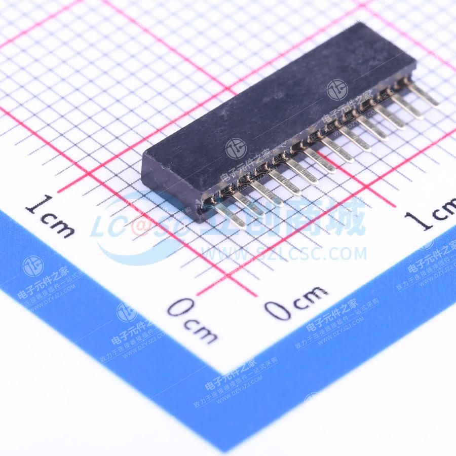 1x12P 间距:1.27mm 直插