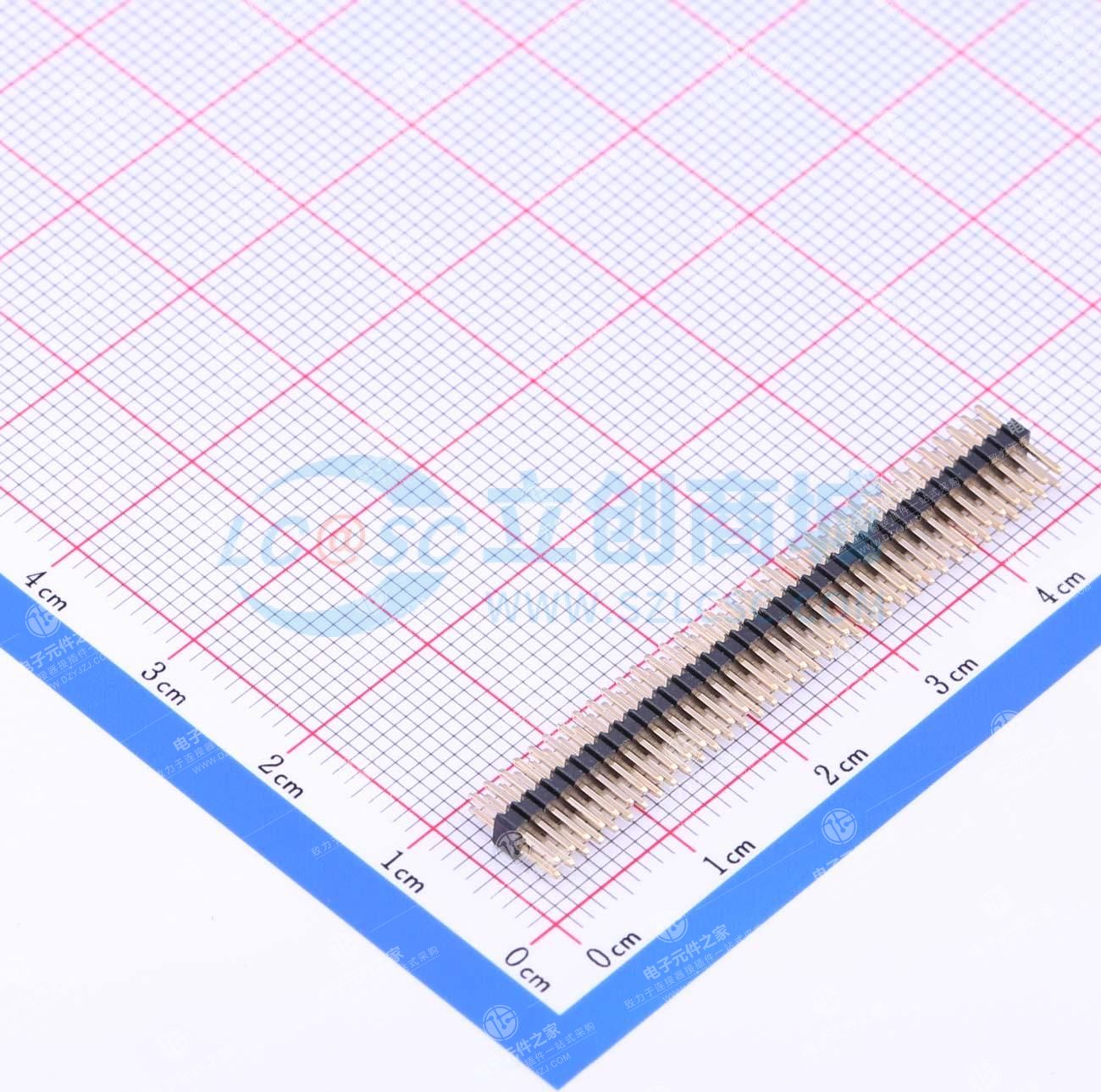 2x36P 间距:1.27mm 方针 直插