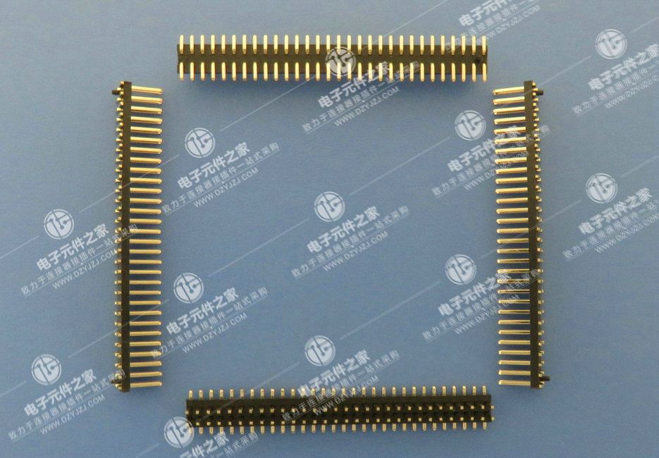 1.27PH PA4.0 贴片带柱排针