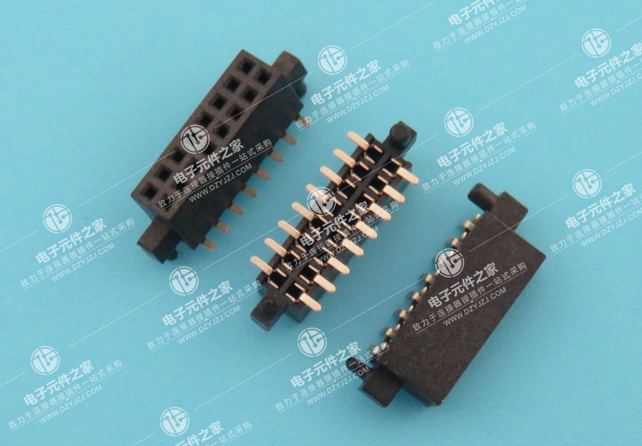 1.27PH 2XNpin 4.3H 贴片带外柱排母  