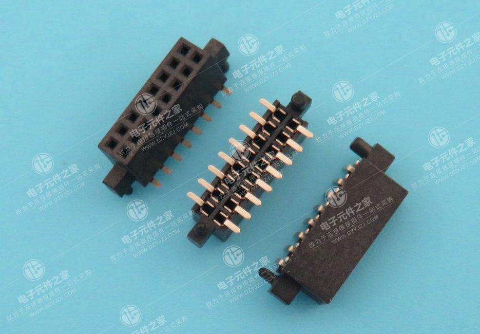 1.27PH 2XNpin 4.3H 贴片带外柱排母  