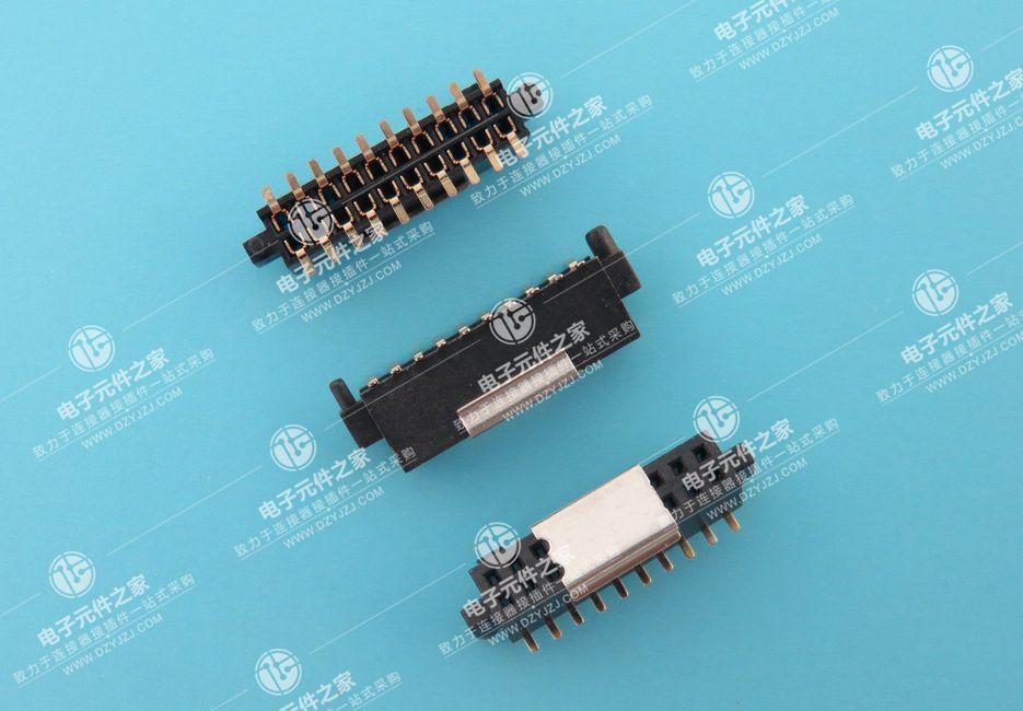 1.27PH 2XNpin 4.3H 贴片带外柱排母  