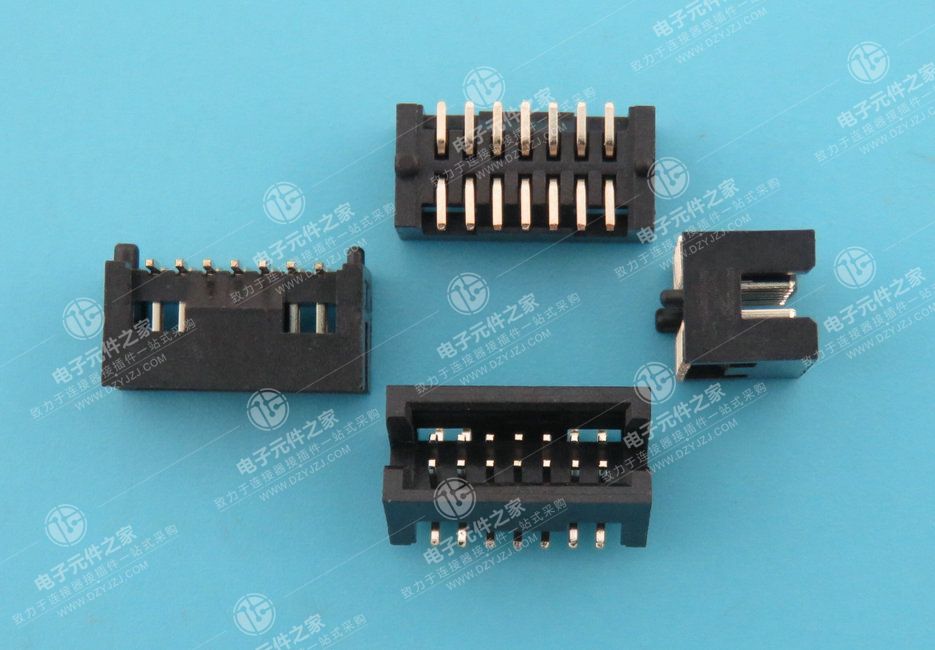 1.27PH 2XNpin 5.7H SMT带柱 简牛