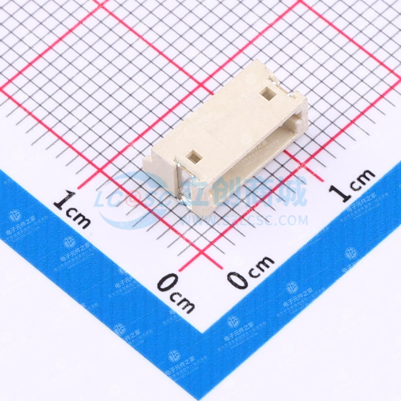 1x5P 间距:1.5mm 卧贴 系列:ZH