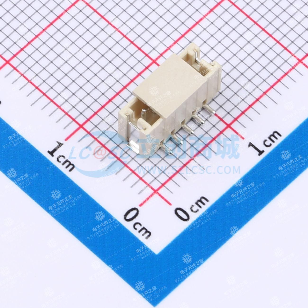 1x5P 间距:1.5mm 立贴