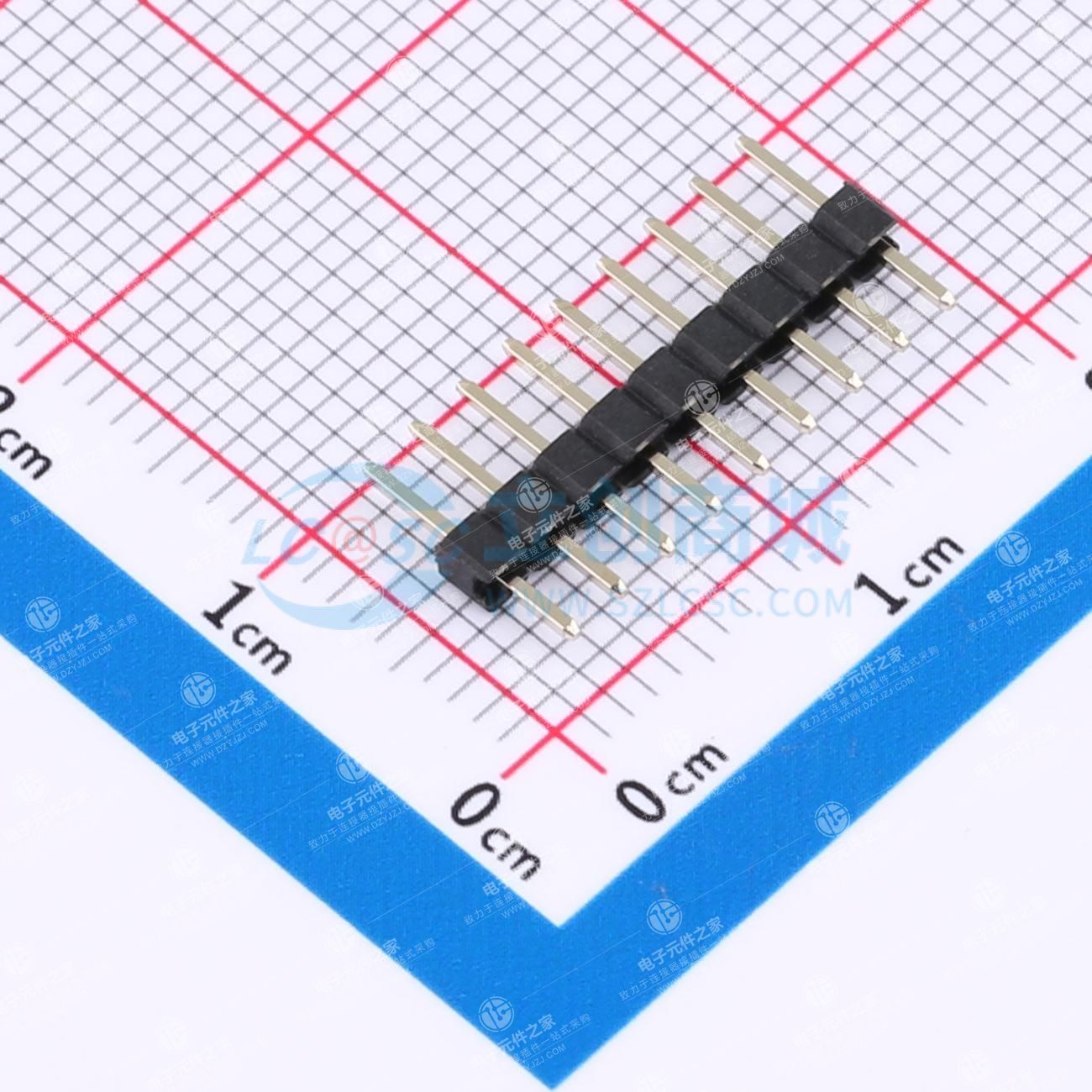 1x9P 间距:2mm 方针 直插