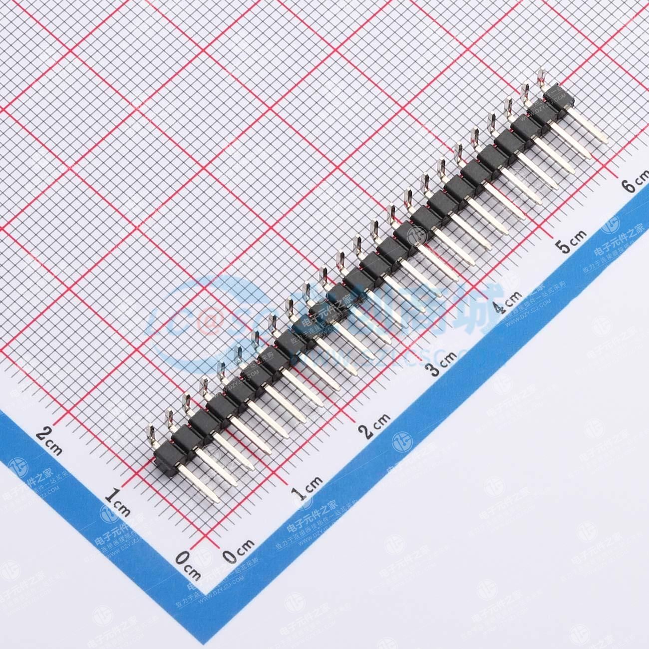 1x24P 间距:2.54mm 方针 弯插