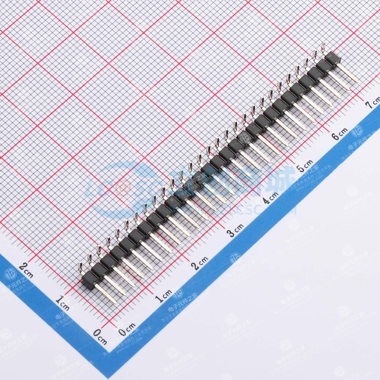1x28P 间距:2.54mm 方针 弯插