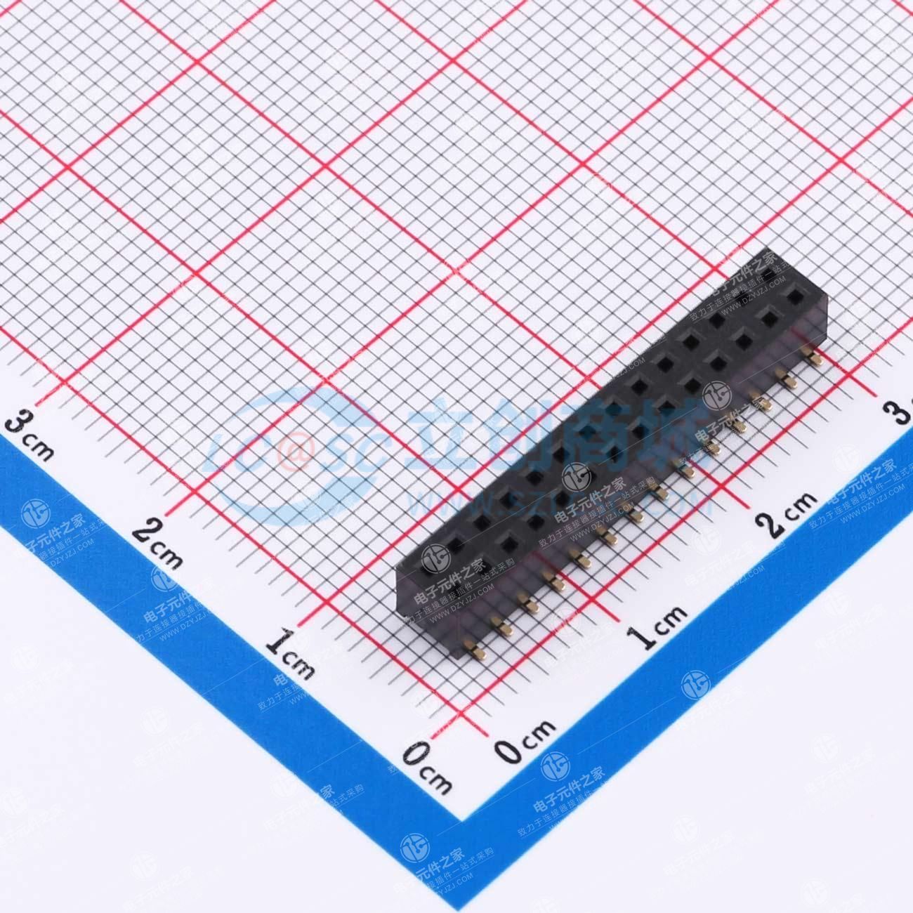 2x14P 间距:2mm 立贴