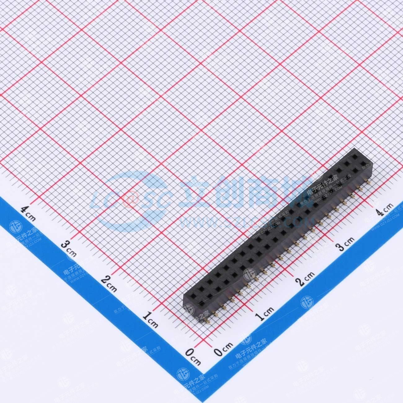 2x21P 间距:2mm 立贴